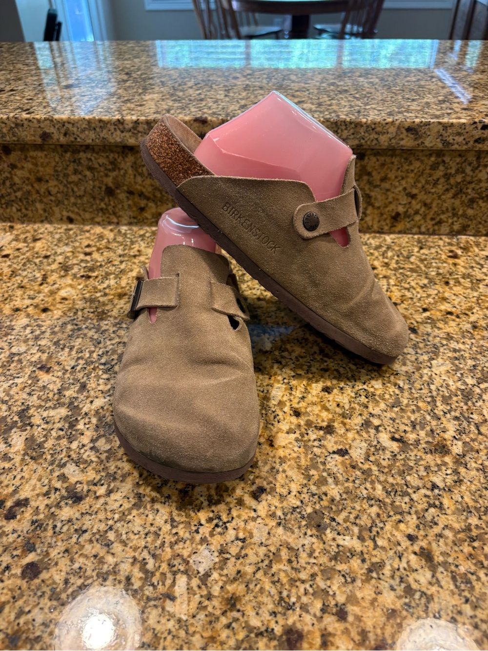 Birkenstock Boston Suede Clog Mule EU 40 US W9 M7 Casual Classic Minimalist